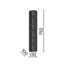 Maytoni MOD094WL-03G Facet fali lámpa