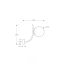 Maytoni MOD109WL-01BS Rendez-vous falikar