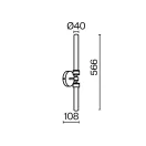 Maytoni MOD116WL-L7B3K Stelo falikar