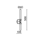 Maytoni MOD116WL-L7BS3K Stelo falikar