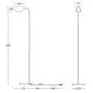 Maytoni MOD126FL-01B Mollis álló lámpa