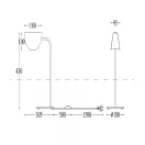 Maytoni MOD126TL-01B Mollis éjjeli lámpa
