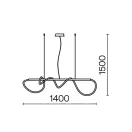 Maytoni MOD166PL-L30G3K Tau függeszték