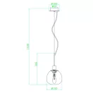 Maytoni MOD221-PL-01-G Erich függeszték