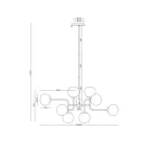 Maytoni MOD221-PL-12-N Erich függeszték