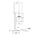Maytoni MOD221-TL-01-G Erich komód lámpa