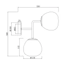 Maytoni MOD221-WL-02-N Erich falikar