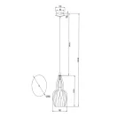 Maytoni MOD238-PL-01-BL Eustoma függeszték