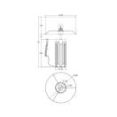 Maytoni MOD304TL-01CH Muse komód lámpa