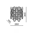 Maytoni MOD490WL-02G Tissage falikar