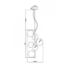 Maytoni MOD545PL-06BS Dallas függeszték