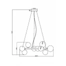 Maytoni MOD545PL-11B Dallas függeszték