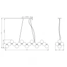 Maytoni MOD547PL-25CH Dallas függeszték
