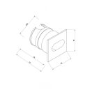 Maytoni O022-L3W Via Urbana kültéri beépíthető lámpa