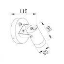 Maytoni O025WL-01B Scope kültéri fali lámpa