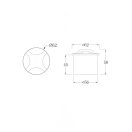 Maytoni O036-L3B3K Biscotti kültéri beépíthető lámpa