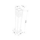Maytoni O578FL-01B Linden kültéri álló lámpa