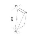 Maytoni O580WL-L6B Times Square kültéri fali lámpa