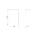 Maytoni O581WL-L6B Times Square kültéri fali lámpa