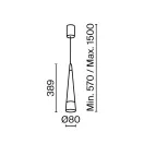 Maytoni P090PL-L12CH3K Sintesi függeszték