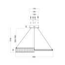 Maytoni P097PL-L36G4K Krone függeszték