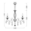 Maytoni RC247-PL-06-R Grace csillár