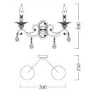 Maytoni RC247-WL-02-R Grace falikar