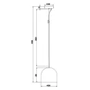 Maytoni T451-PL-01-GR Broni függeszték