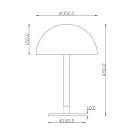Maytoni Z012TL-L8B3K Ray komód lámpa