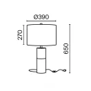Maytoni Z030TL-01BS Bianco komód lámpa