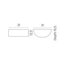 Norlys 128W Vasa kültéri fali lámpa