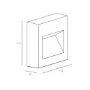 Norlys 1341GR Namsos kültéri fali lámpa