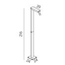 Norlys 1360AL Asker kültéri álló lámpa