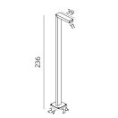 Norlys 1363GR Asker kültéri álló lámpa