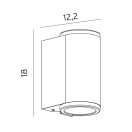 Norlys 1371GA Mandal kültéri fali lámpa