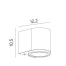 Norlys 1373B Mandal kültéri fali lámpa