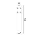 Norlys 1382AL Lillesand kültéri álló lámpa