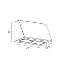 Norlys 1390GA Ski kültéri fali lámpa