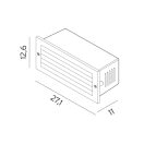 Norlys 1547GR Grimstad kültéri beépíthető lámpa