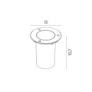 Norlys 1556ST Rena kültéri beépíthető lámpa