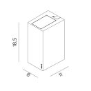 Norlys 1580B Lillehammer kültéri fali lámpa