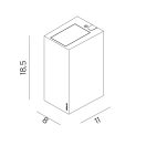 Norlys 1580W Lillehammer kültéri fali lámpa