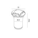 Norlys 1630B Rena kültéri beépíthető lámpa