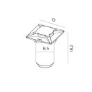 Norlys 1633B Rena kültéri beépíthető lámpa