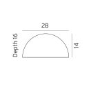 Norlys 163W Paris kültéri fali lámpa