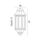 Norlys 170B Genova kültéri fali lámpa