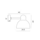 Norlys 1912AL Koster kültéri fali lámpa