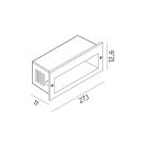 Norlys 1933GA Namsos kültéri beépíthető lámpa