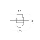 Norlys 271B Bergen kültéri mennyezeti lámpa