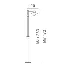 Norlys 274GA Lund kültéri álló lámpa